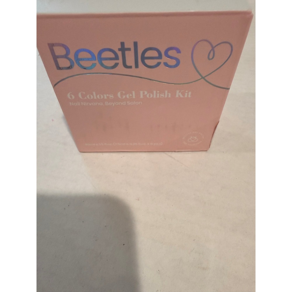 Beetles 6 Colors Gel Polish Kit Nail Nirvana Beyond Salon Soak Off 7.5ml Set